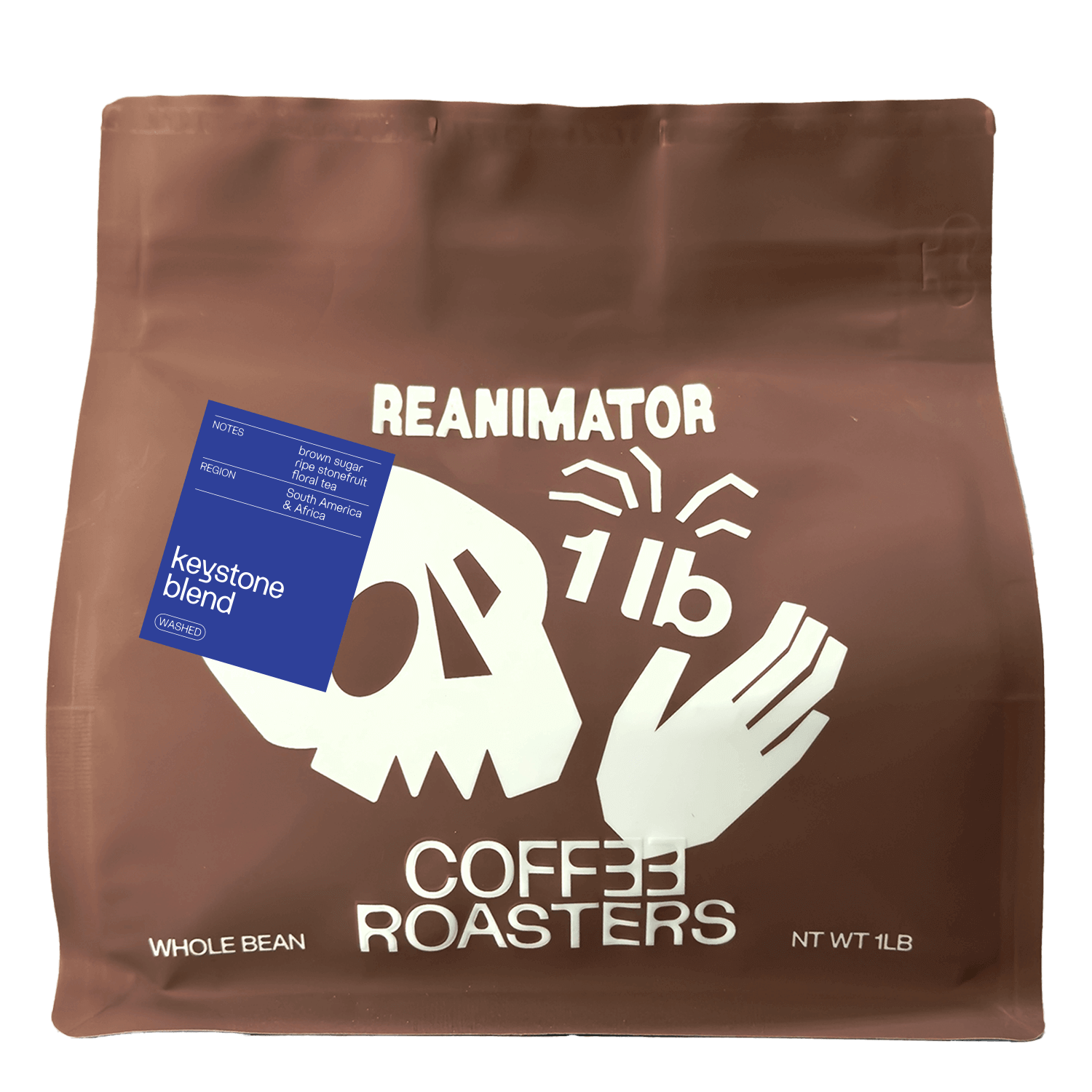 Keystone Blend. Specialty coffee blend. ReAnimator Coffee roasters. Whole bean coffee.